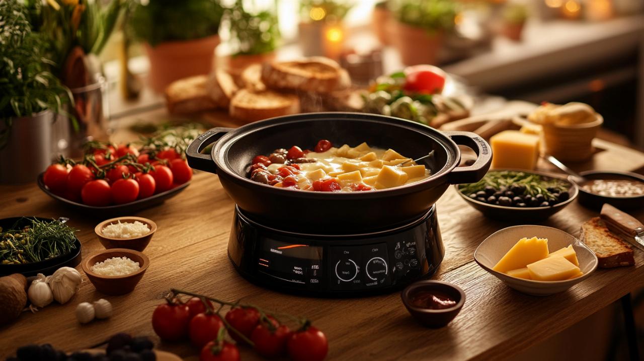 Fondue vegetariana perfecta: Aparato para fondue Tefal EF351412 Simply Events, nuestra opinión y guía completa